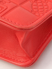 2004年頃製 プレシャスシンボルズラインチェーンポーチショルダーバッグ レッド