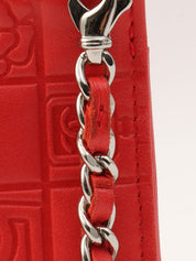 2004年頃製 プレシャスシンボルズラインチェーンポーチショルダーバッグ レッド