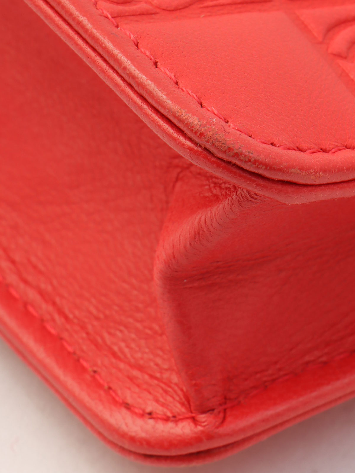 2004年頃製 プレシャスシンボルズラインチェーンポーチショルダーバッグ レッド