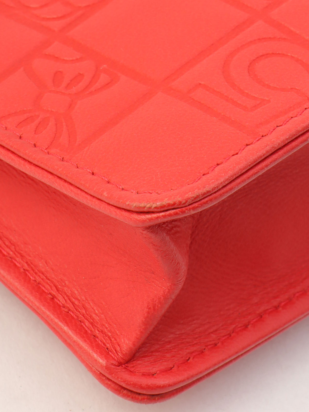 2004年頃製 プレシャスシンボルズラインチェーンポーチショルダーバッグ レッド