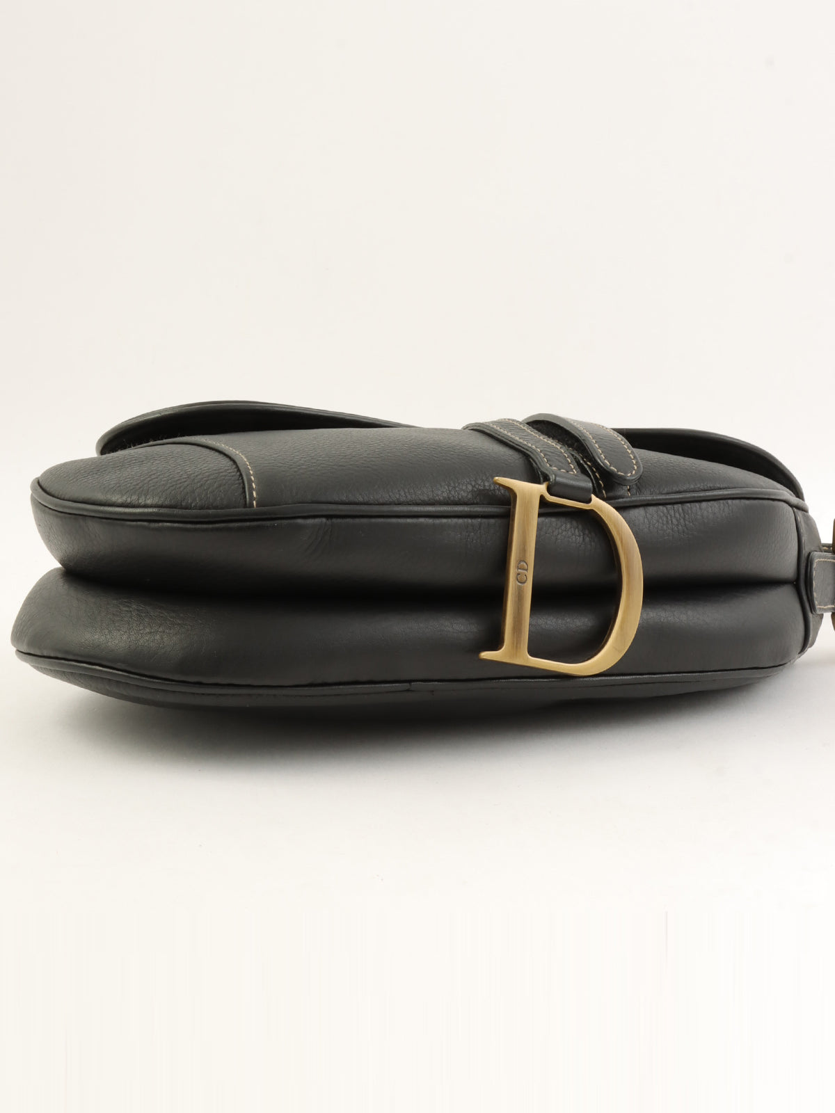 レザーサドルバッグ ブラック