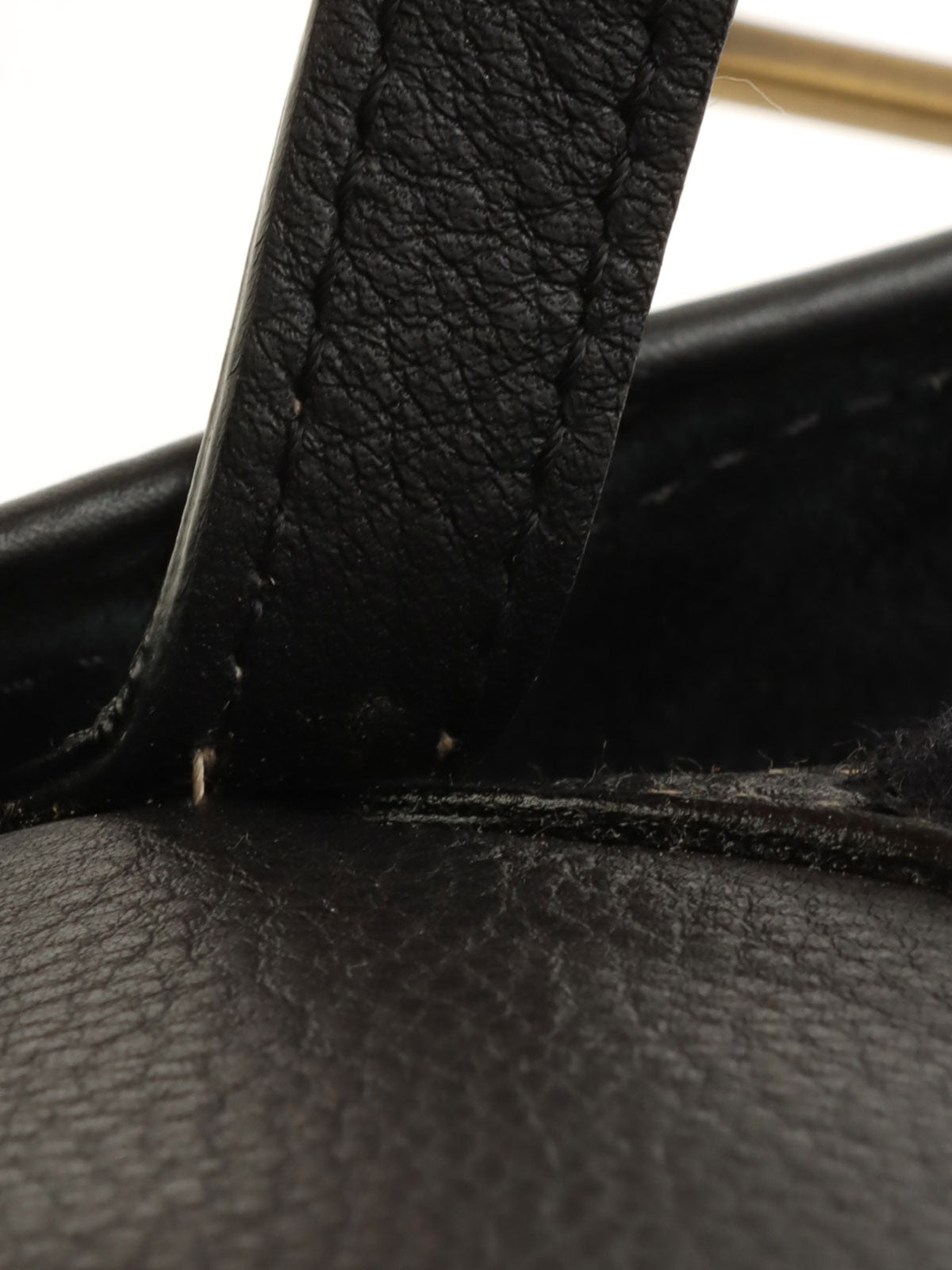 レザーサドルバッグ ブラック