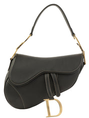 レザーサドルバッグ ブラック