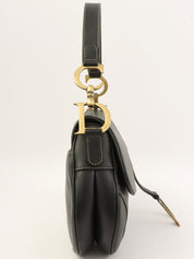 レザーサドルバッグ ブラック