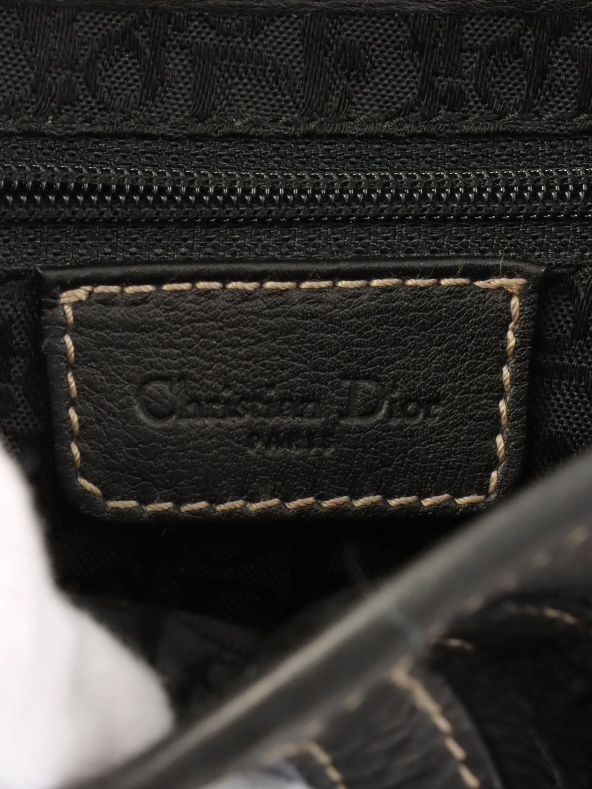 レザーサドルバッグ ブラック