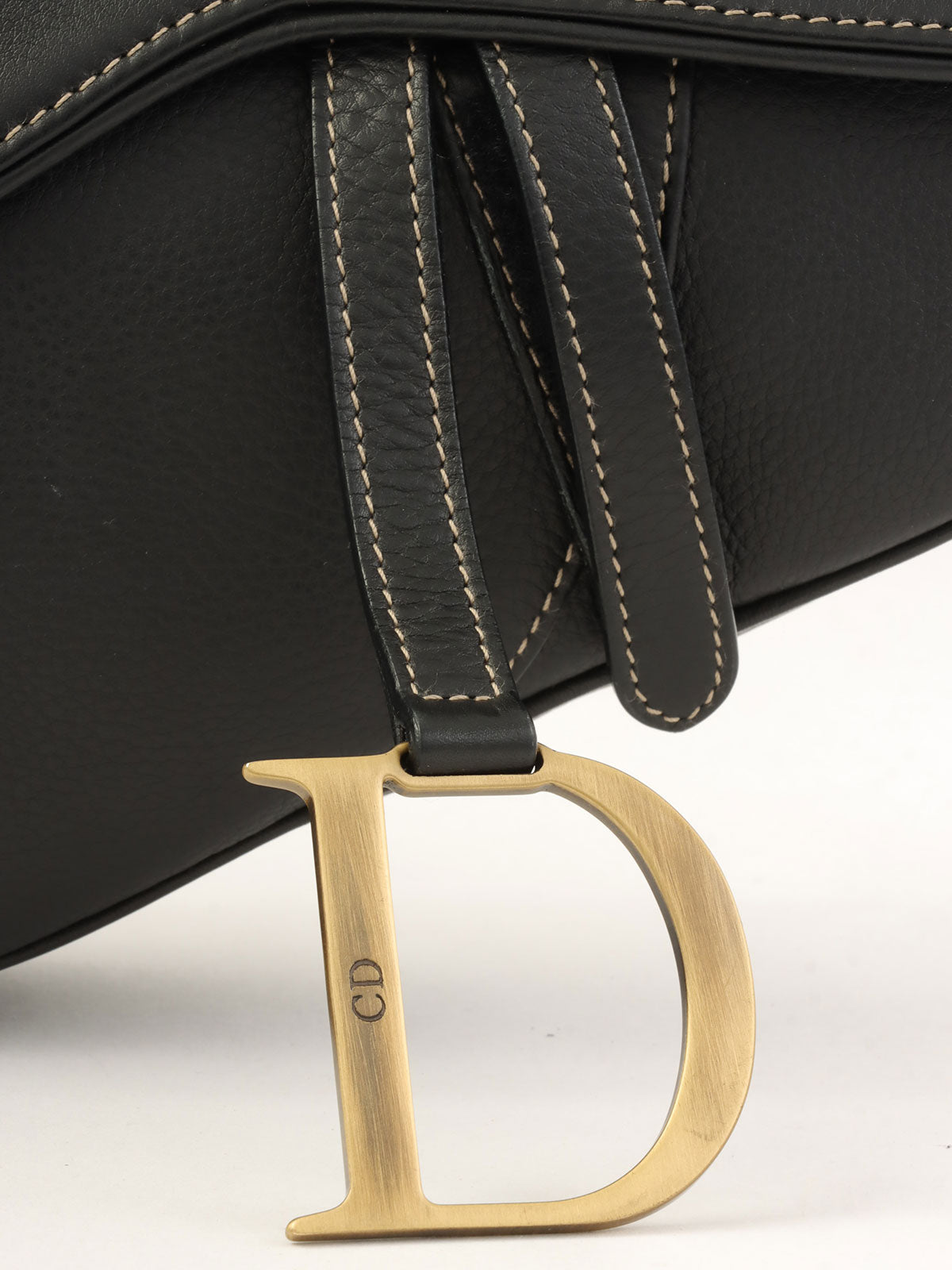 レザーサドルバッグ ブラック