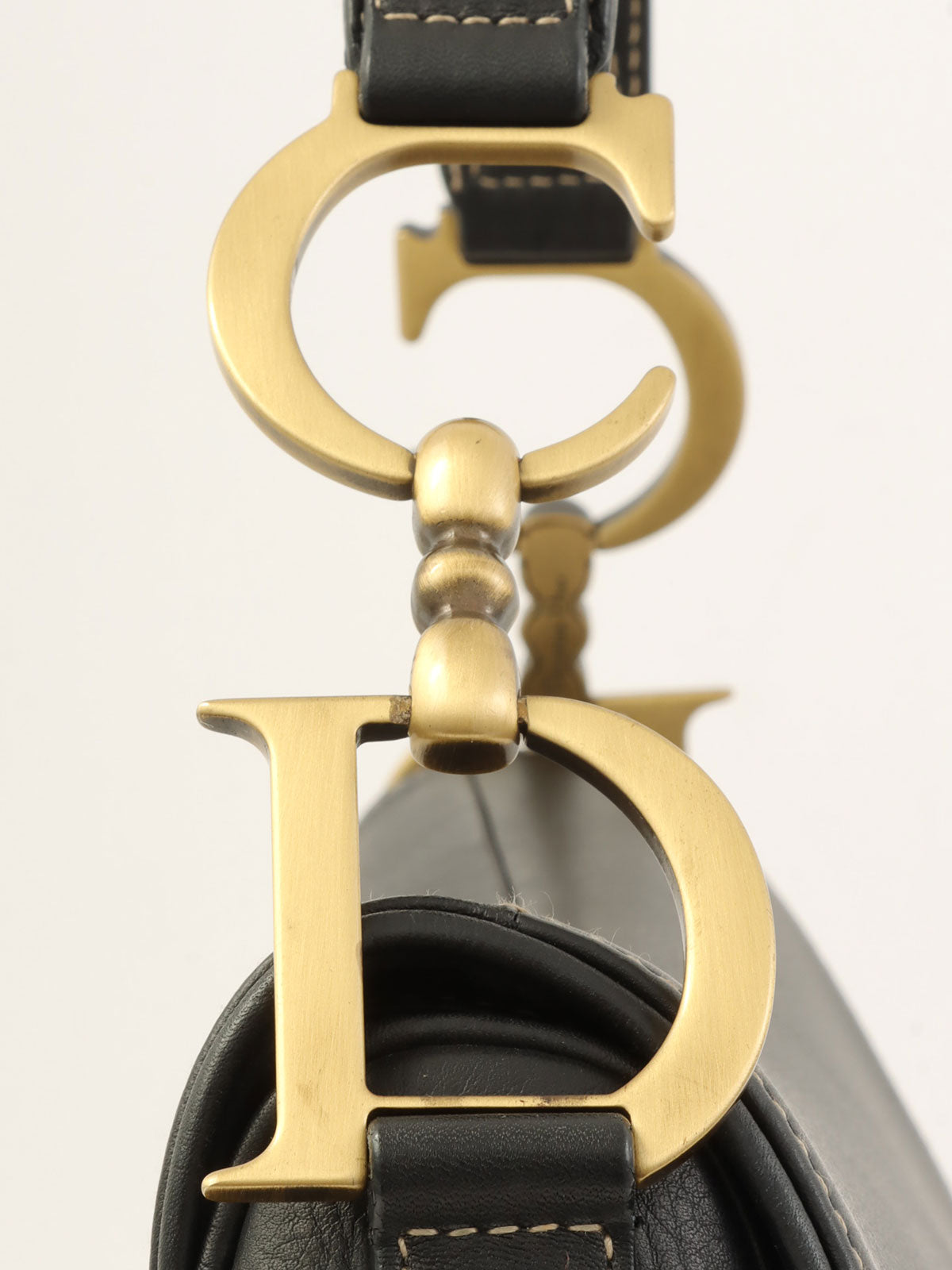 レザーサドルバッグ ブラック