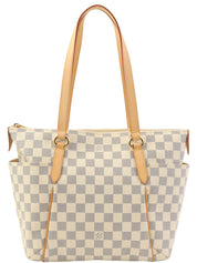 2011年製 キャンバスダミエトータリーMM アズール