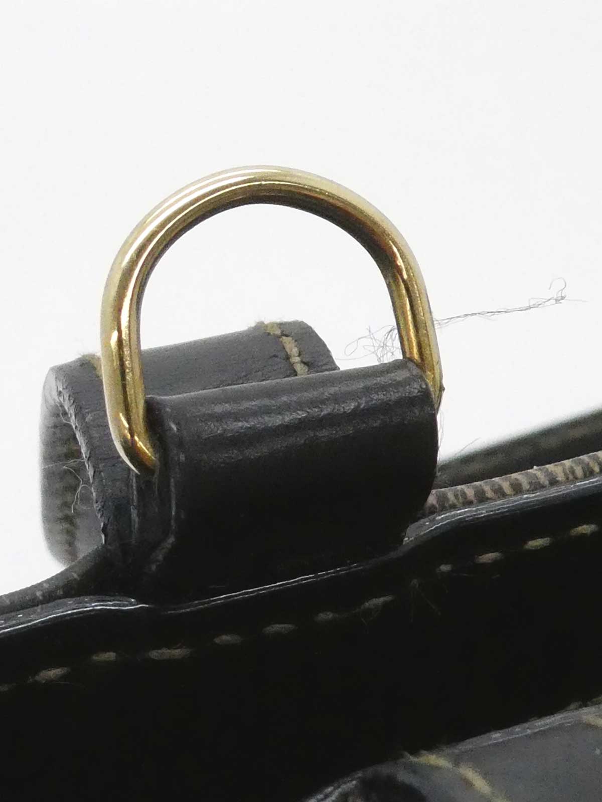 Pecan Pattern Logo Embossed 2-Way Handbag Brown/Black