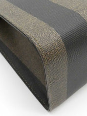 Pecan Pattern Logo Embossed 2-Way Handbag Brown/Black