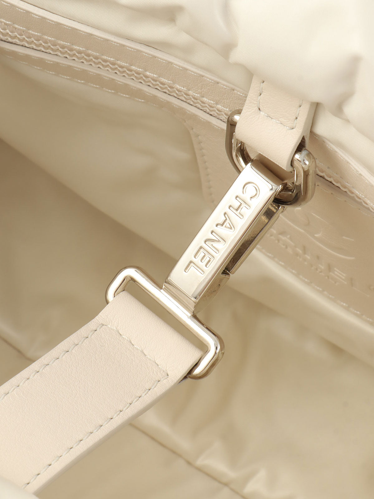 2014款米白色/多色斜纹软呢印花Coco Cocoon手提包