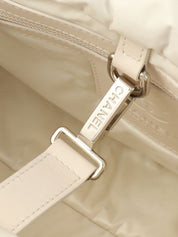 2014款米白色/多色斜纹软呢印花Coco Cocoon手提包