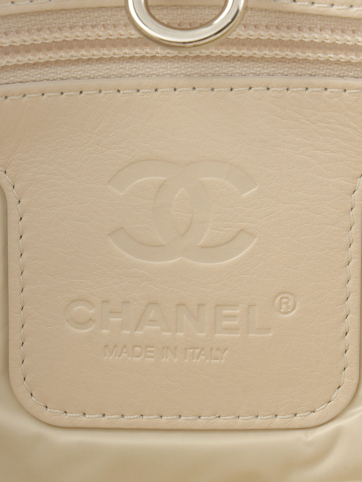 2014款米白色/多色斜纹软呢印花Coco Cocoon手提包