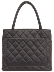 2001年頃製 キャビアスキンCCマークステッチ復刻トートバッグ ブラック