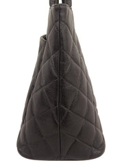 2001年頃製 キャビアスキンCCマークステッチ復刻トートバッグ ブラック