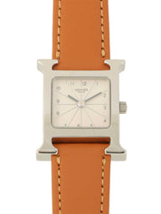 Hウォッチ シルバー/ブラウン