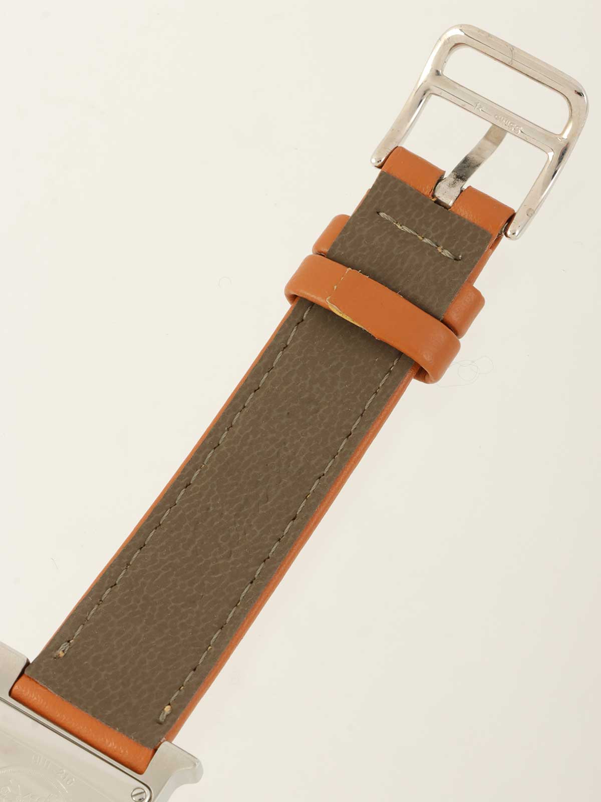 Hウォッチ　シルバー/ブラウン