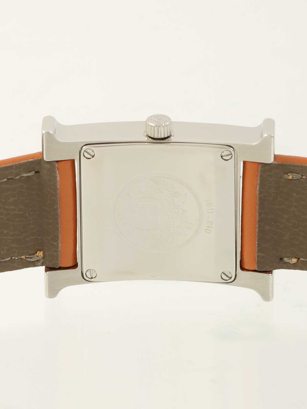 Hウォッチ シルバー/ブラウン