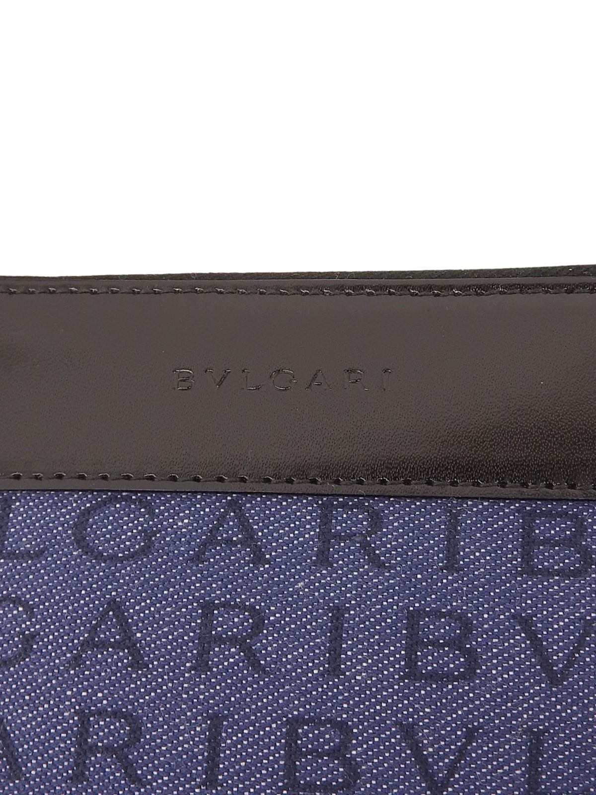 デニムロゴマニアショルダーバッグ ネイビー