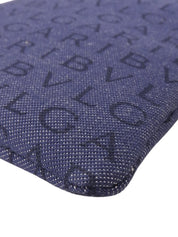 デニムロゴマニアショルダーバッグ ネイビー