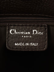 トロッターパターンロゴプレートハンドバッグ　ブラウン