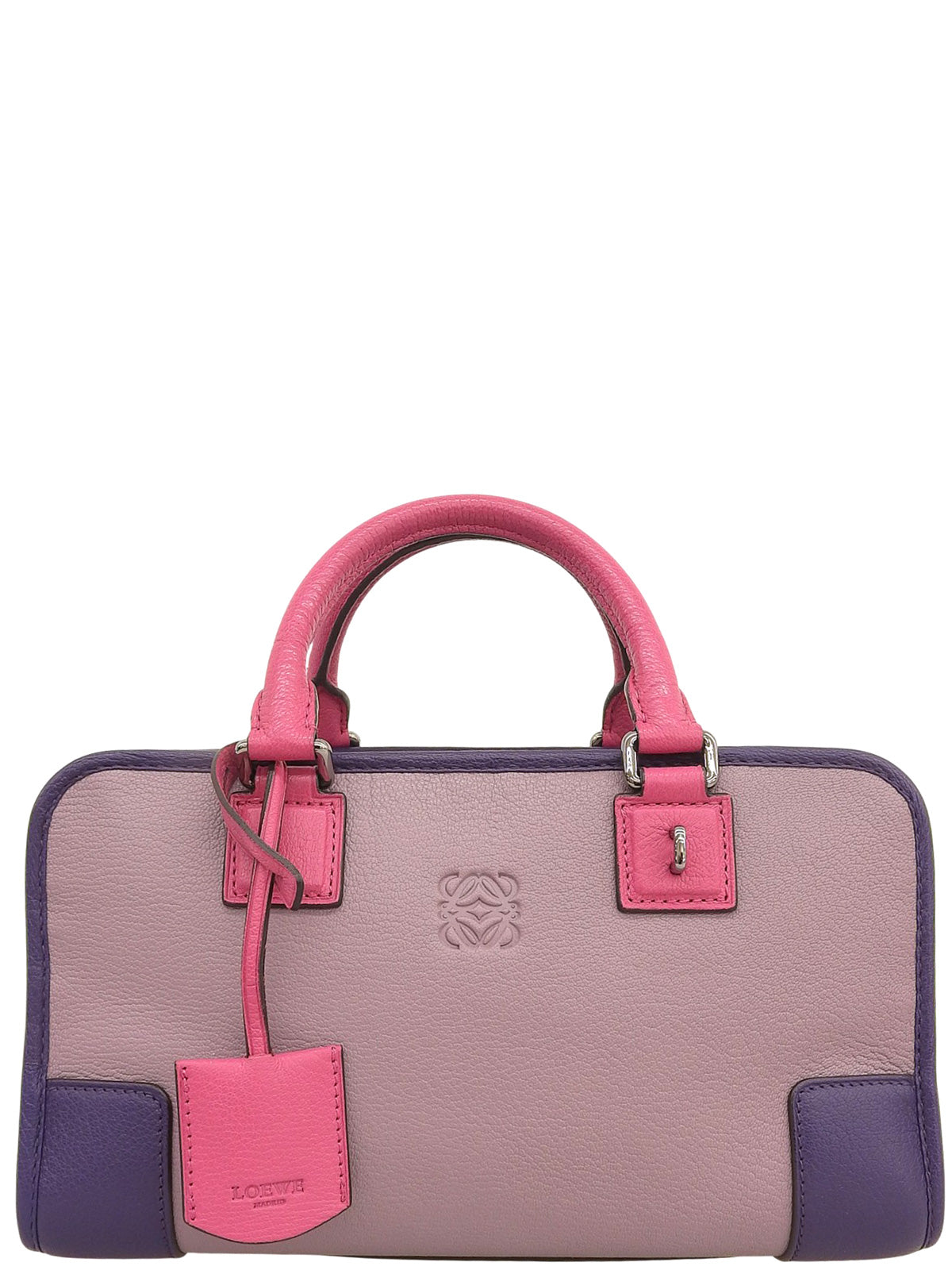 アナグラムアマソナボストンバッグ パープル/ピンク