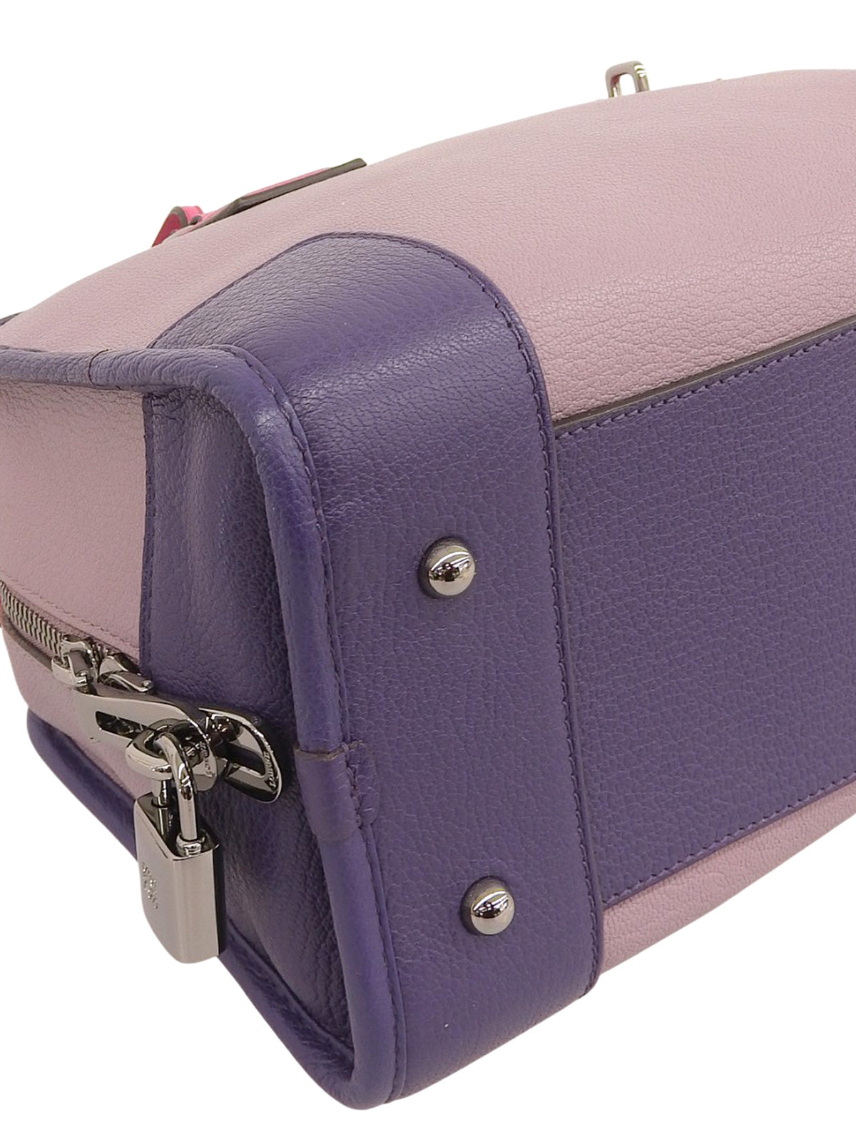 アナグラムアマソナボストンバッグ パープル/ピンク