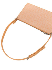 ロゴマニアショルダーバッグ オレンジ