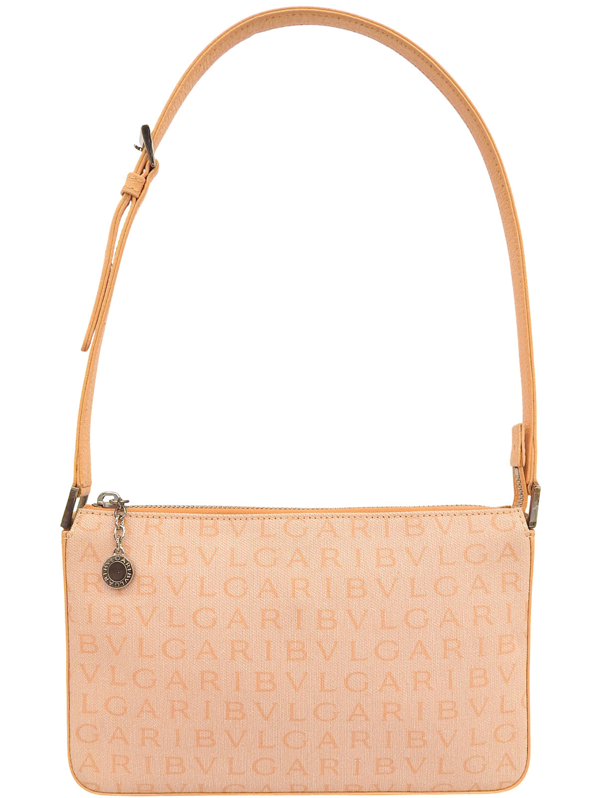 ロゴマニアショルダーバッグ オレンジ