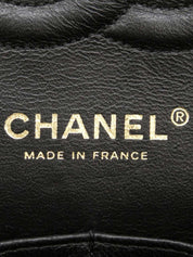 2008年頃製 キャビアスキンクラシックフラップチェーンバッグ25cm ブラック