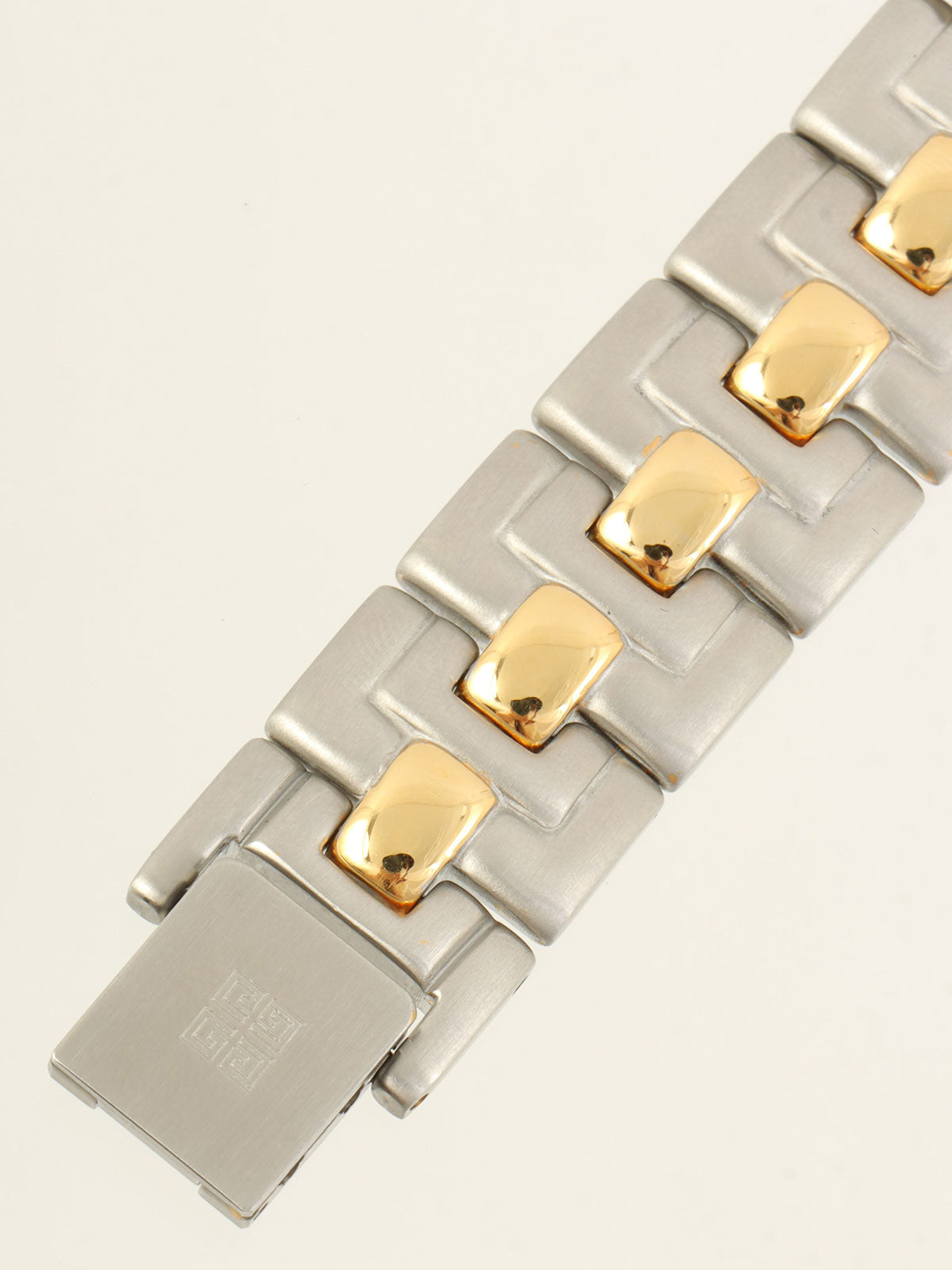 ラウンドロゴフェイスウォッチ シルバー/ゴールド