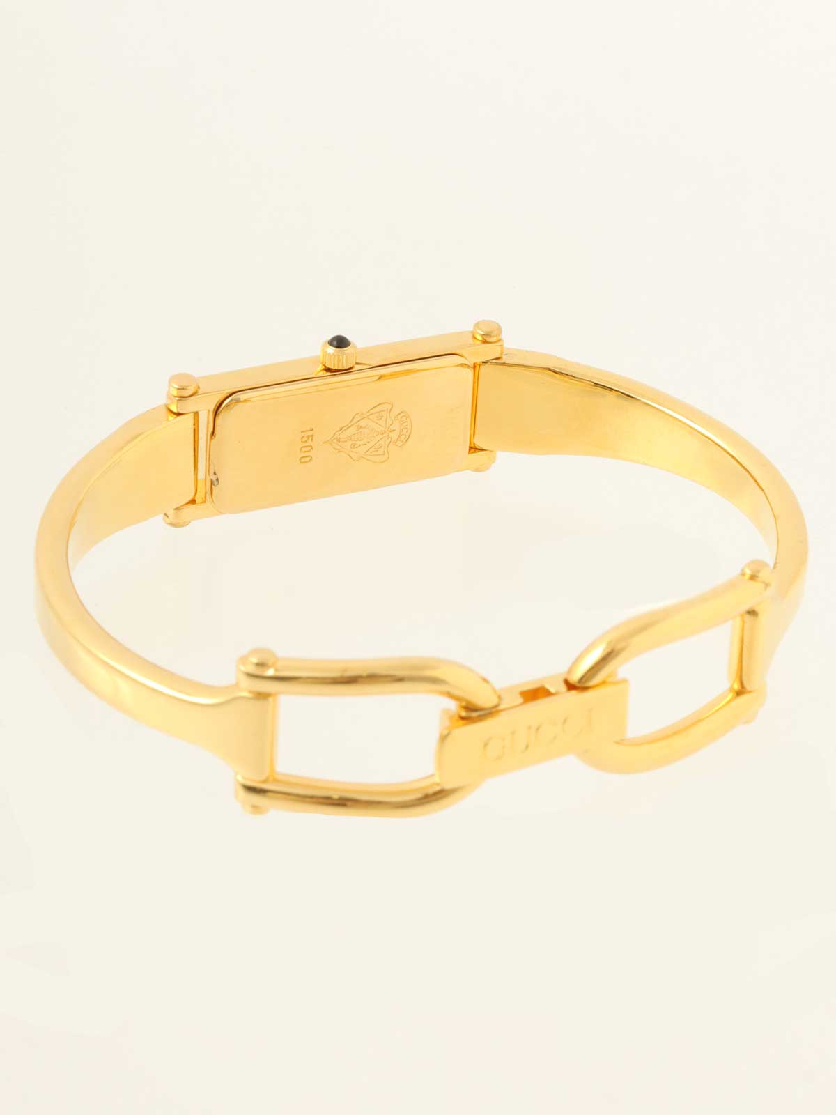 Rectangular Watch Gold/Shell