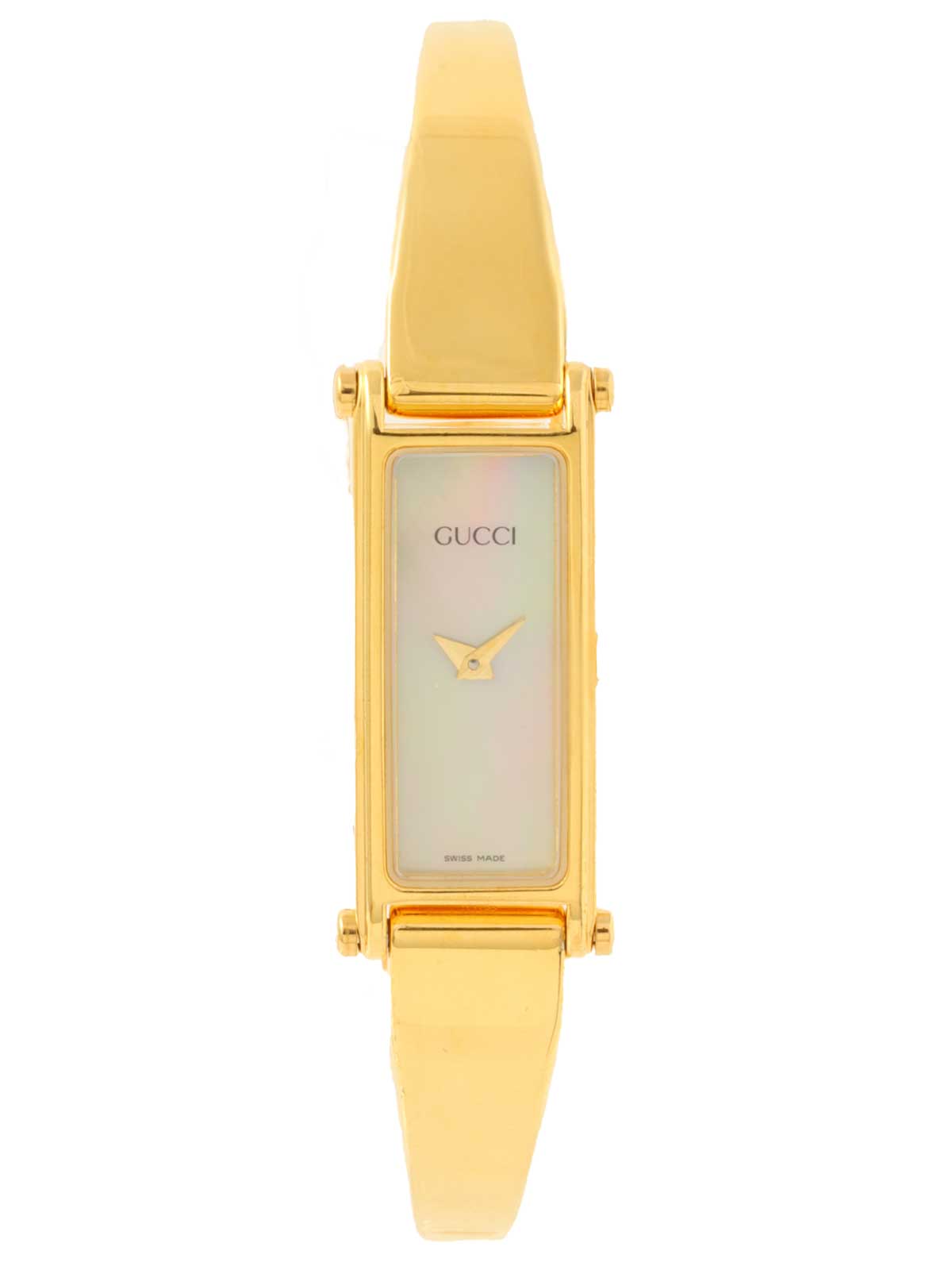 Rectangular Watch Gold/Shell