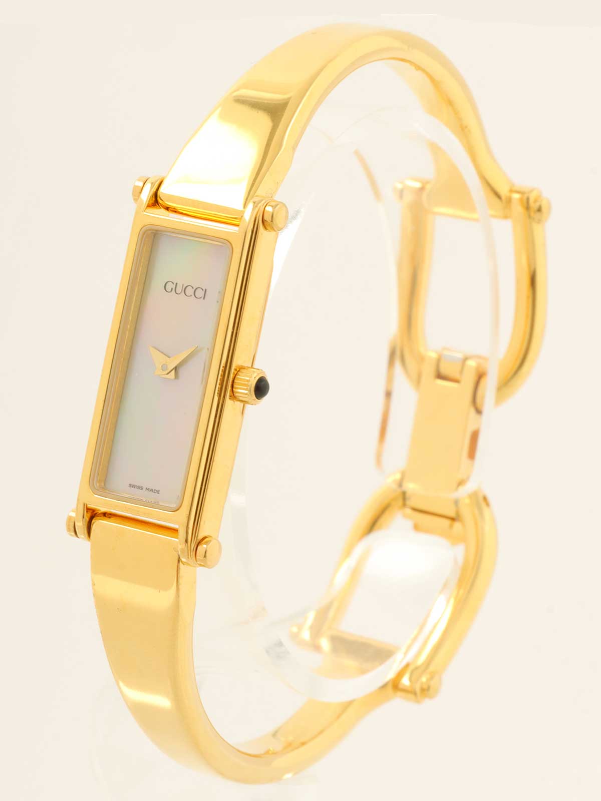 Rectangular Watch Gold/Shell