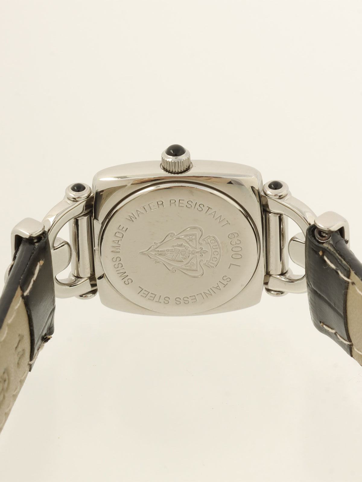 ホースビットラウンドロゴフェイスウォッチ シルバー/ブラック