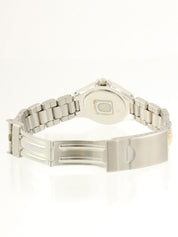 ラウンドロゴフェイスウォッチ ゴールド/シルバー