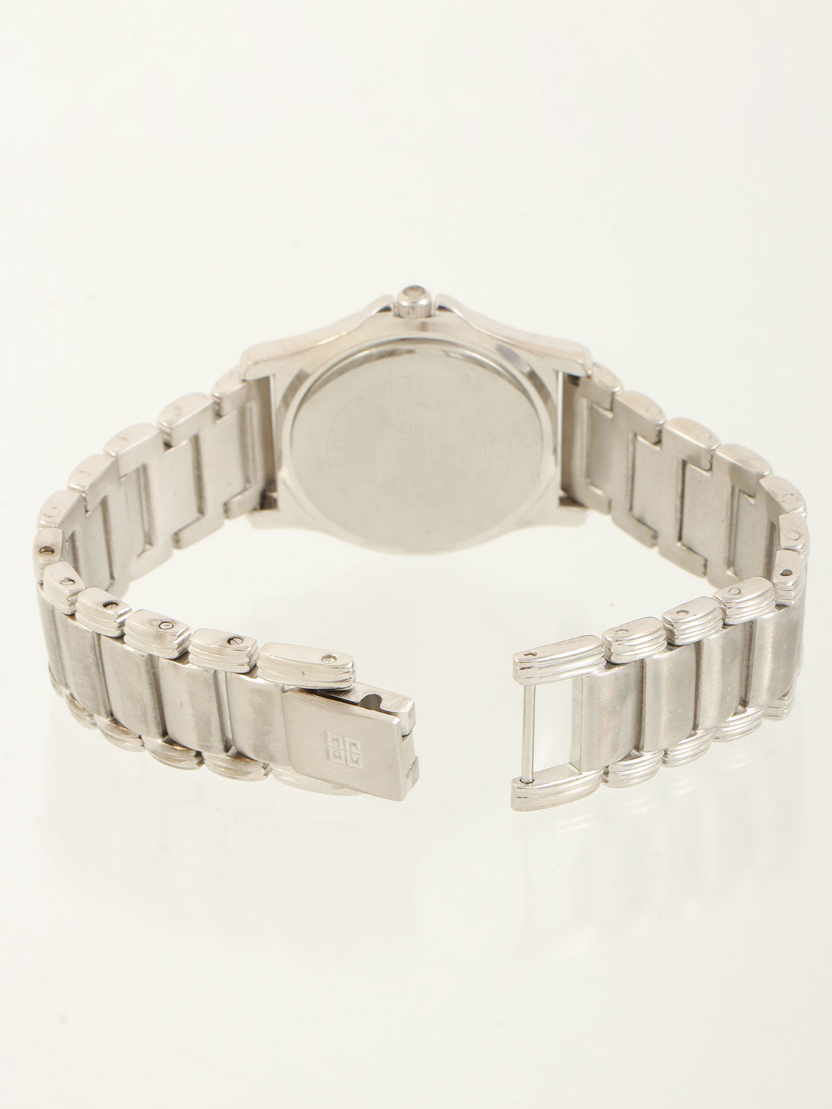 Round Logo Face Watch Silver