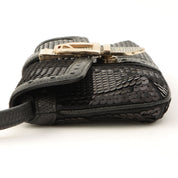 Rhinestone Sequin Clutch Bag Black
