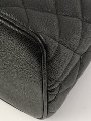 Circa 2000 Caviar Skin CC Mark Stitch Reprint Tote Bag Black