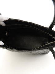 Circa 2000 Caviar Skin CC Mark Stitch Reprint Tote Bag Black
