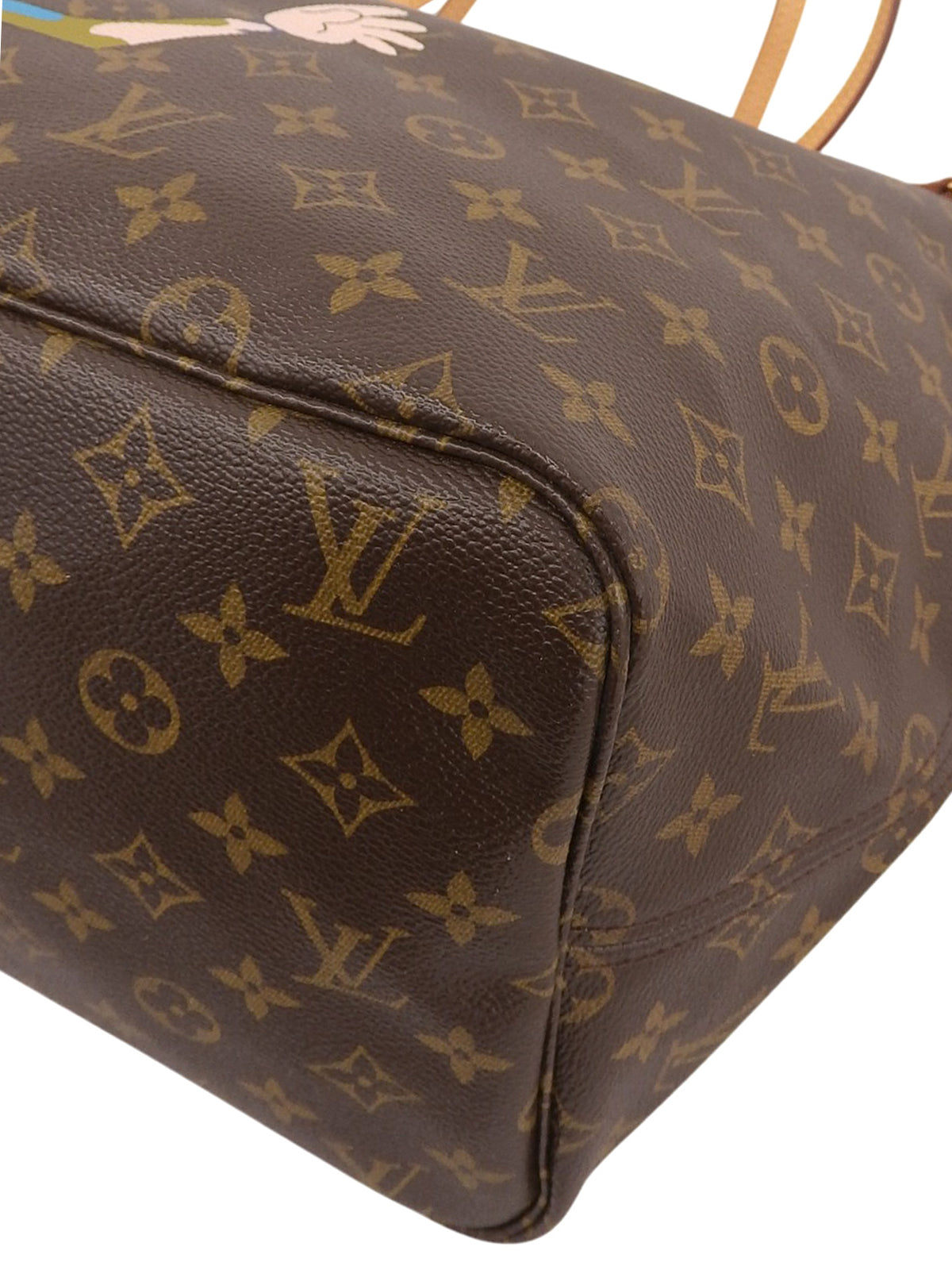 2007年製 村上隆コラボレーションモノグラムキャラクテールネヴァーフルGM ブラウン/マルチカラー