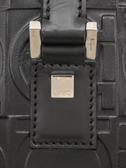 ガンチーニパターンハンドバッグ ブラック