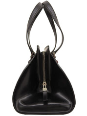 ガンチーニパターンハンドバッグ ブラック