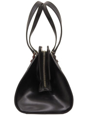 ガンチーニパターンハンドバッグ ブラック