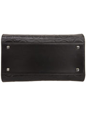 ガンチーニパターンハンドバッグ ブラック