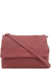 イントレチャートショルダーバッグ レッド