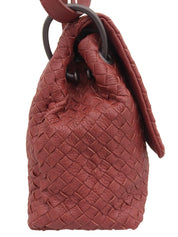 イントレチャートショルダーバッグ レッド