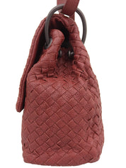 イントレチャートショルダーバッグ レッド