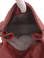 イントレチャートショルダーバッグ レッド