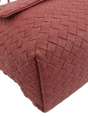 イントレチャートショルダーバッグ レッド